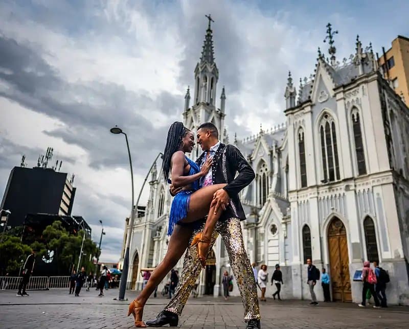 Salsa dancers in Cali, Colombia